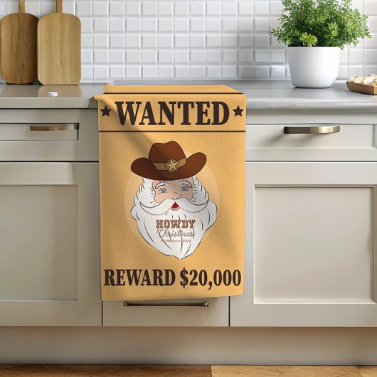 Linge De Cuisine Noël occidental rustique