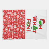 Linge De Cuisine Noël Pickleball Court Kitchen Oh What Fun (Horizontal)