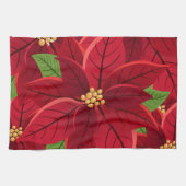 Linge De Cuisine Noël Poinsettia (Horizontal)