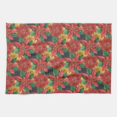 Linge De Cuisine Noël Poinsettias (Horizontal)