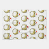 Linge De Cuisine Noël Poisson Gonflable Drôle (Horizontal)