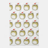 Linge De Cuisine Noël Poisson Gonflable Drôle (Vertical)