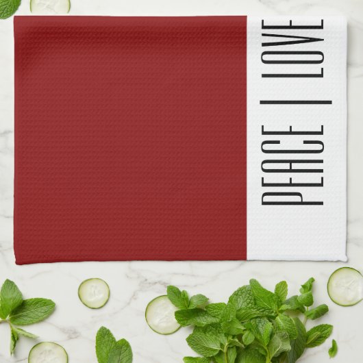 Linge De Cuisine Noël Rouge Blanc Rouge Or (Plié)