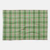 Linge De Cuisine Noël Russe Green Holiday Farmhouse Plaid (Horizontal)