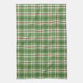 Linge De Cuisine Noël Russe Green Holiday Farmhouse Plaid (Vertical)