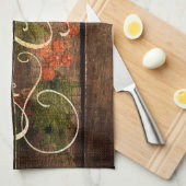 Linge De Cuisine Noël rustique (Quart Plié)