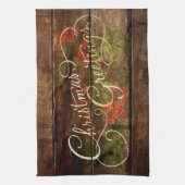 Linge De Cuisine Noël rustique (Vertical)