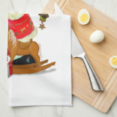 Linge De Cuisine Noël Santa Claus Maison de vacances (Quart Plié)