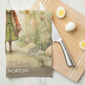 Linge De Cuisine Noël scandinave gnome d'automne (Quart Plié)