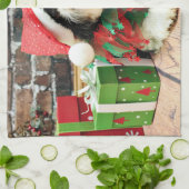 Linge De Cuisine Noël - Shih Tzu - Riley (Plié)