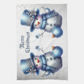 Linge De Cuisine Noël Snowman Élégant Vacances d'hiver (Vertical)