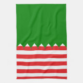 Linge De Cuisine Noël style elfe (Vertical)