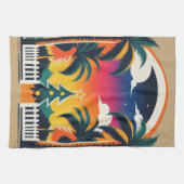 Linge De Cuisine Noël tropical (Horizontal)