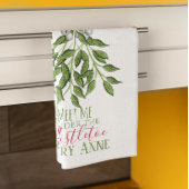 Linge De Cuisine Noël Vacances mignonne Whimsic Mistletoe Amusant