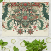 Linge De Cuisine Noël victorien/classique/Vintage (Plié)