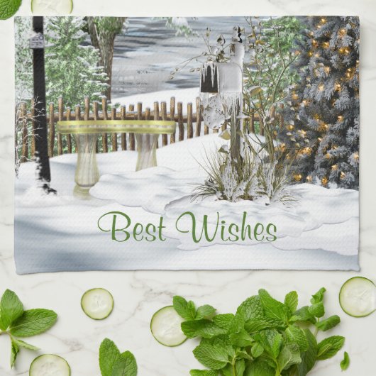 Linge De Cuisine Noël vintage (Plié)