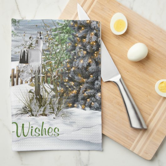 Linge De Cuisine Noël vintage (Quart Plié)