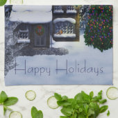 Linge De Cuisine Noël vintage (Plié)