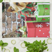 Linge De Cuisine Noël - Yorkie - Willie (Plié)