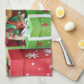 Linge De Cuisine Noël - Yorkie - Willie (Quart Plié)