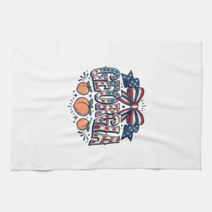 Linge De Cuisine Nœud de pêche de Géorgie patriotique vintage 4 jui