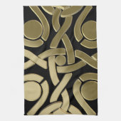 Linge De Cuisine noeud d'or celtique (Vertical)