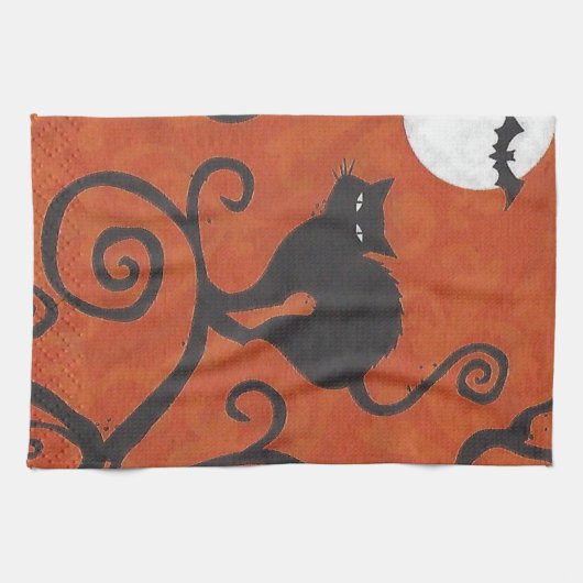 Linge De Cuisine noir (Horizontal)