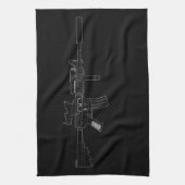 Linge De Cuisine Noir de M4 SOPMOD (Vertical)