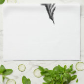 Linge De Cuisine Noir de plume (Plié)