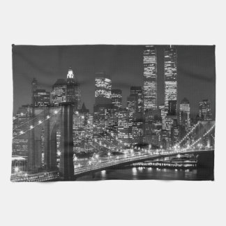 Linge De Cuisine Noir et blanc New York City