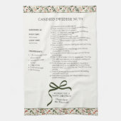 Linge De Cuisine Noix suédoises confites pour les fêtes (Vertical)