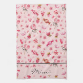 Linge De Cuisine Nom, Aquarelle Valentine Candy Motif (Vertical)