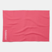 Linge De Cuisine Nom de couleur rose Flamant rose (Horizontal)