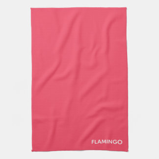 Linge De Cuisine Nom de couleur rose Flamant rose