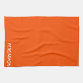Linge De Cuisine Nom de couleur rouge persimon (Horizontal)