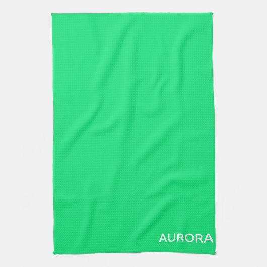 Linge De Cuisine Nom de couleur verte Aurora (Vertical)