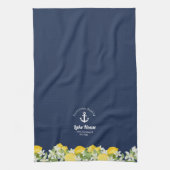 Linge De Cuisine Nom de famille de la maison moderne Lemon Lake (Vertical)