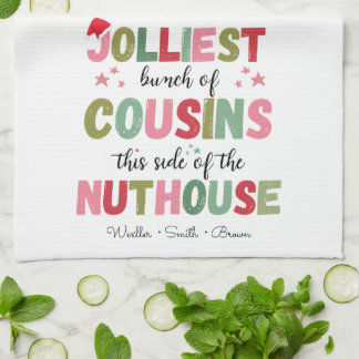 Linge De Cuisine Nom de famille de Noël Cousin Réunion Correspondan