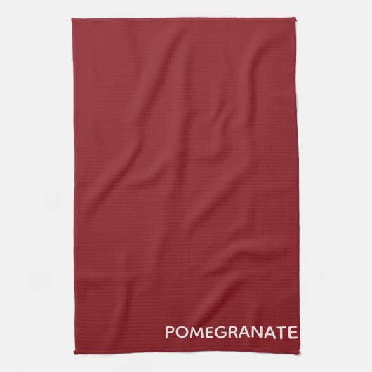 Linge De Cuisine Nom de la couleur rouge de la grenade (Vertical)