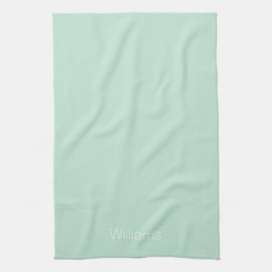 Linge De Cuisine nom de la Personnaliser minimaliste marine vert bl