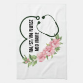 Linge De Cuisine Nom de l'infirmière étudiante-inscrite-ancienne (Vertical)