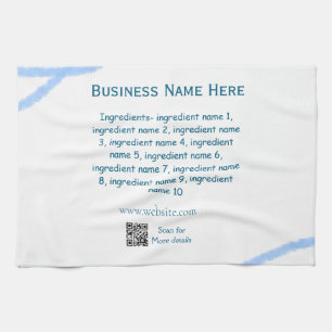 Linge De Cuisine Nom d'ingrédient ajouter nom d'entreprise site Web