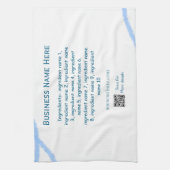 Linge De Cuisine Nom d'ingrédient ajouter nom d'entreprise site Web (Vertical)