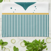 Linge De Cuisine Nom du bateau nautique Personnalisé (Plié)