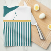 Linge De Cuisine Nom du bateau nautique Personnalisé (Quart Plié)