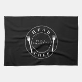 Linge De Cuisine Nom du chef (Horizontal)