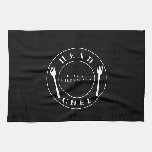 Linge De Cuisine Nom du chef (Horizontal)