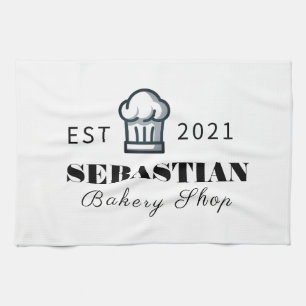 Linge De Cuisine Nom du chef Boulangerie logo de la Boutique
