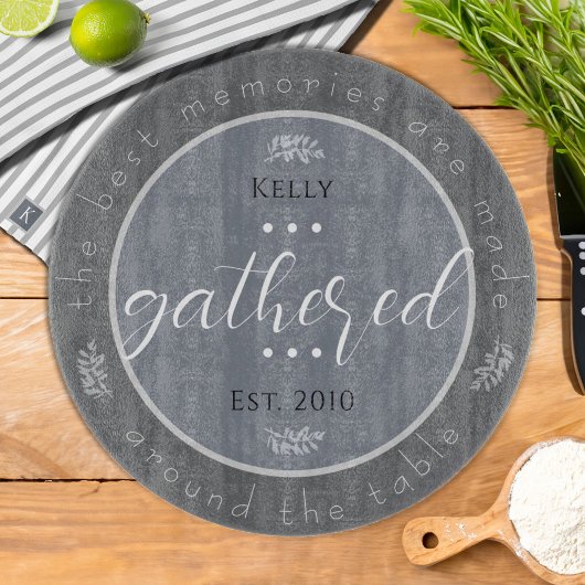 Linge De Cuisine Nom Gris blanc rayé