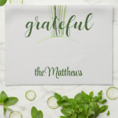 Linge De Cuisine Nom, Papier d'automne Fleurs blanches, reconnaissa (Plié)